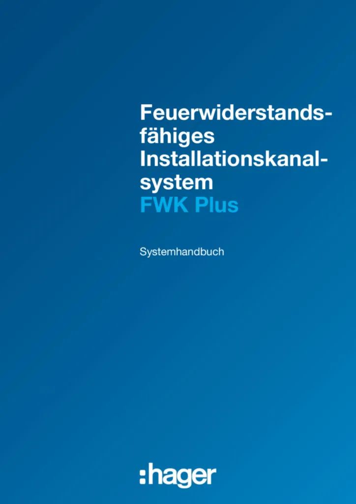Bild Handbuch FWK Plus | Hager Deutschland